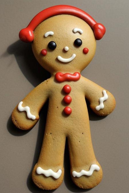 Masterpiece, best quality, 1girl, Gingerbread_Man, food, cookie, food focus,