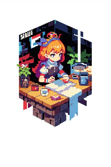 (masterpiece, top quality, best quality), pixel,pixel art,1girl,
 <lora:pixel_5:0.5>