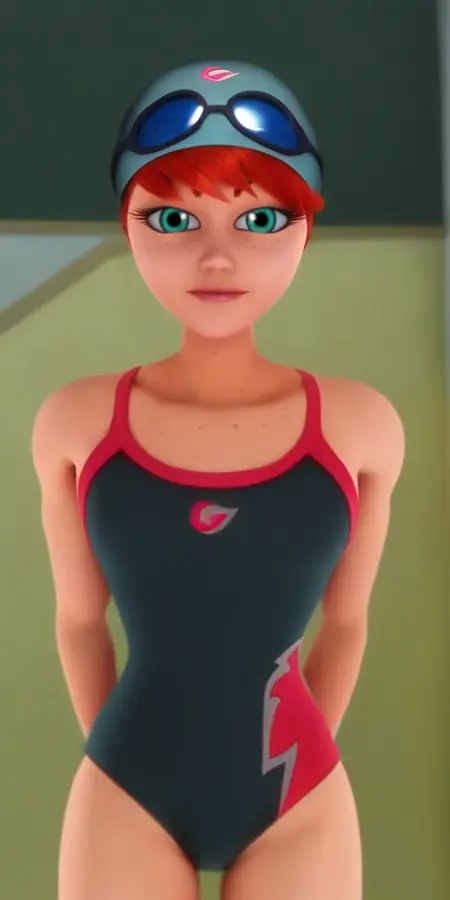 Ondine, Ladybug, Miraculous. Different models and attires.