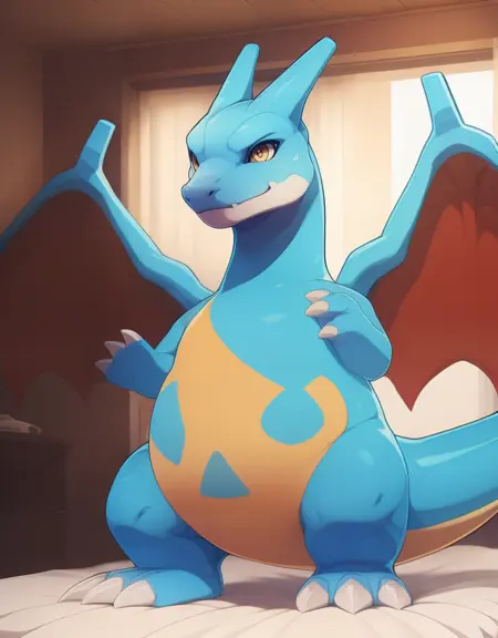 Crocoizard / Croconaw + Charizard - Pokemon (Infinite Fusion)