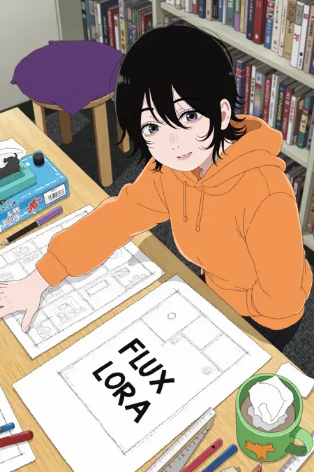 Look Back anime style