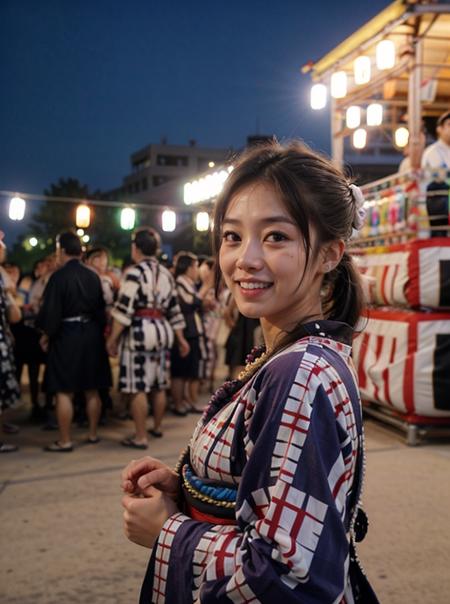 bonodori night lantern