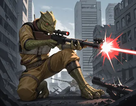 Bossk the trandoshan- Star Wars ( Illustrious )