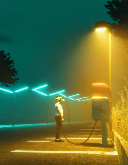 Rural Sci-fi - Digital Painting - Simon Stalenhag Style SDXL 1.0