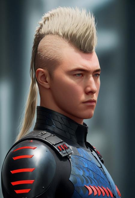 Mohawk Punk Male v2.0 SDXL