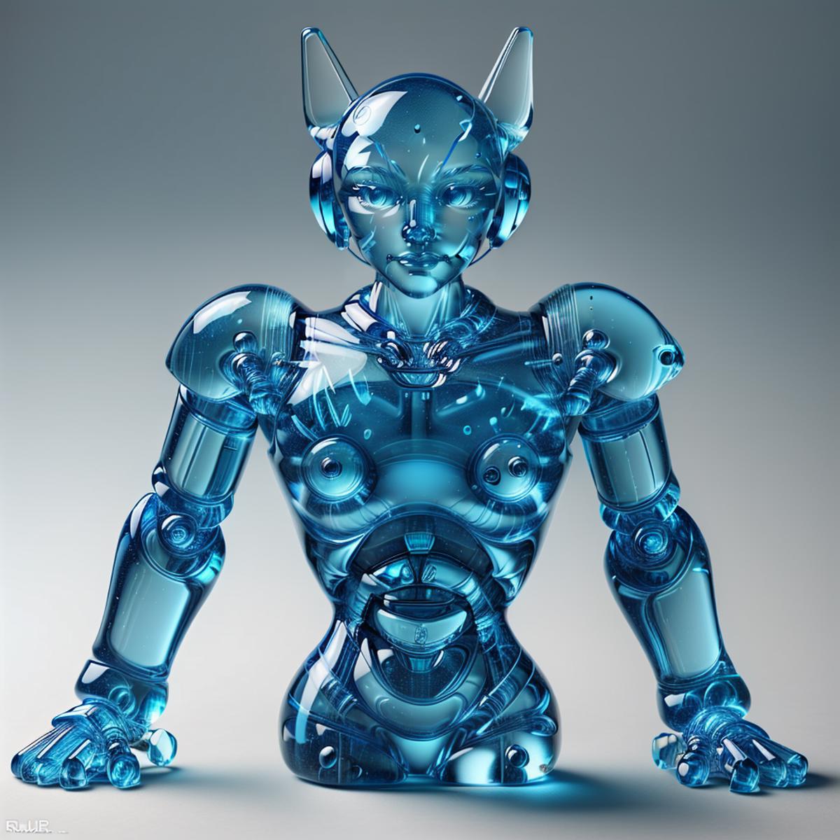 Blue Resin Style [LoRA 1.5+SDXL] image by Jabberwocky207