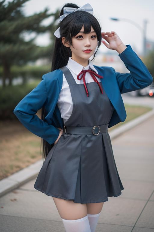 叶月恋 Hazuki Ren はづき れん 普通科 长袖校服 image by Thxx