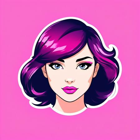 Sticker Illustration [Hunyuan 1.2] 1