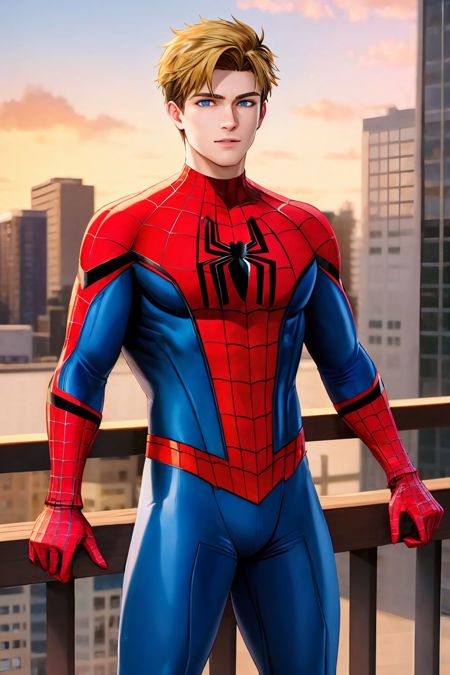 spider-man costume, nomask spider-man costume, mask