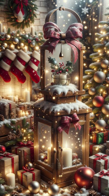 <lora:ChristmasDecorativeStyle:1>ChristmasDecorativeStyle lantern, (Masterpiece:1.3) (best quality:1.2) (high quality:1.1)