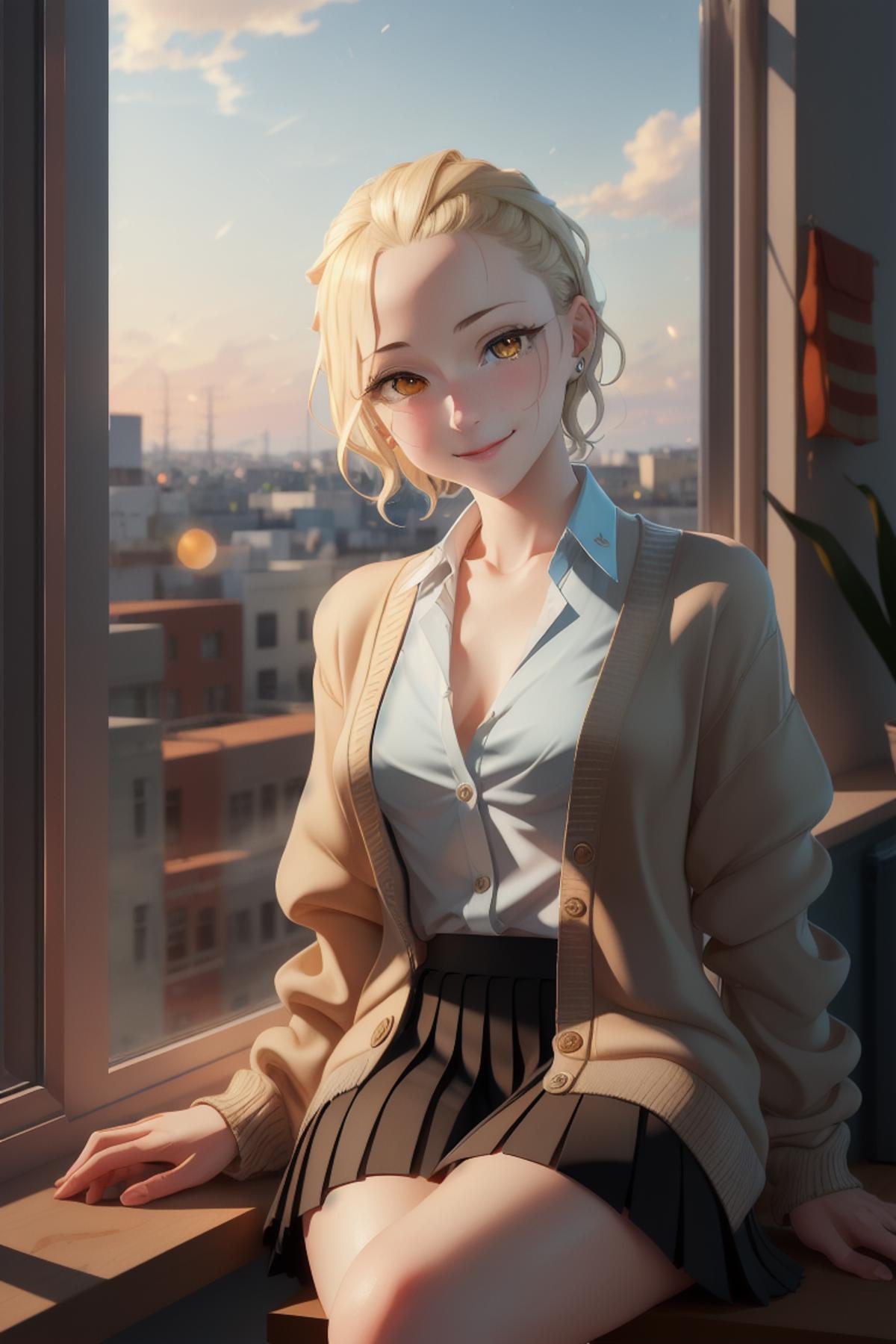 Anna Anjou (安城 アンナ) LoRA from Yancha Gal no Anjousan (やんちゃギャルの安城さん