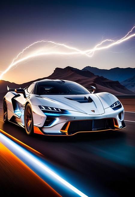 ((clear white canvas)),lineart,vector art, Using an innovative ink technique, a striking tattoo adorns the sleek body of a hypercar, its design inspired by the iconic Fast and Furious emblem. Slashed down the middle in the shape of a lightning bolt, the tattoo exudes an air of dynamic energy and speed, perfectly complementing the vehicle's sleek lines and powerful engine.
As the hypercar races down the open road, the tattoo seems to come alive, its intricate design shimmering in the sunlight like a bolt of lightning. Against the backdrop of the plain paper canvas, the car and its tattooed emblem stand as a testament to the fusion of artistry and engineering, capturing the imagination of all who behold them.
With a pretty babe by its side, the hypercar becomes a symbol of adventure and excitement, its dynamic tattoo a reflection of the adrenaline-fueled thrill of the open road. In the world of fast cars and even faster women, the imaged hypercar reigns supreme, a testament to the enduring allure of speed, style, and sophistication.