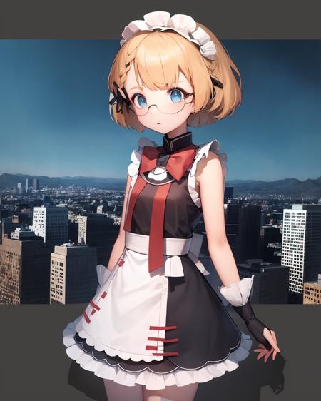 (extremely detailed CG unity 8k wallpaper),(masterpiece), (best quality), (ultra-detailed), (best illustration),(best shadow), cowboy shot, (sharp eyeliner, eyeshadow, detailed eyes:1.1), city background
,BREAK
(G36mini:1.2)
<lora:(p)G36:1>