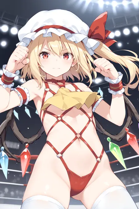 Flandre scarlet (touhou) wrestling outfit / フランドール・スカーレット (東方) リンコス [Pony]