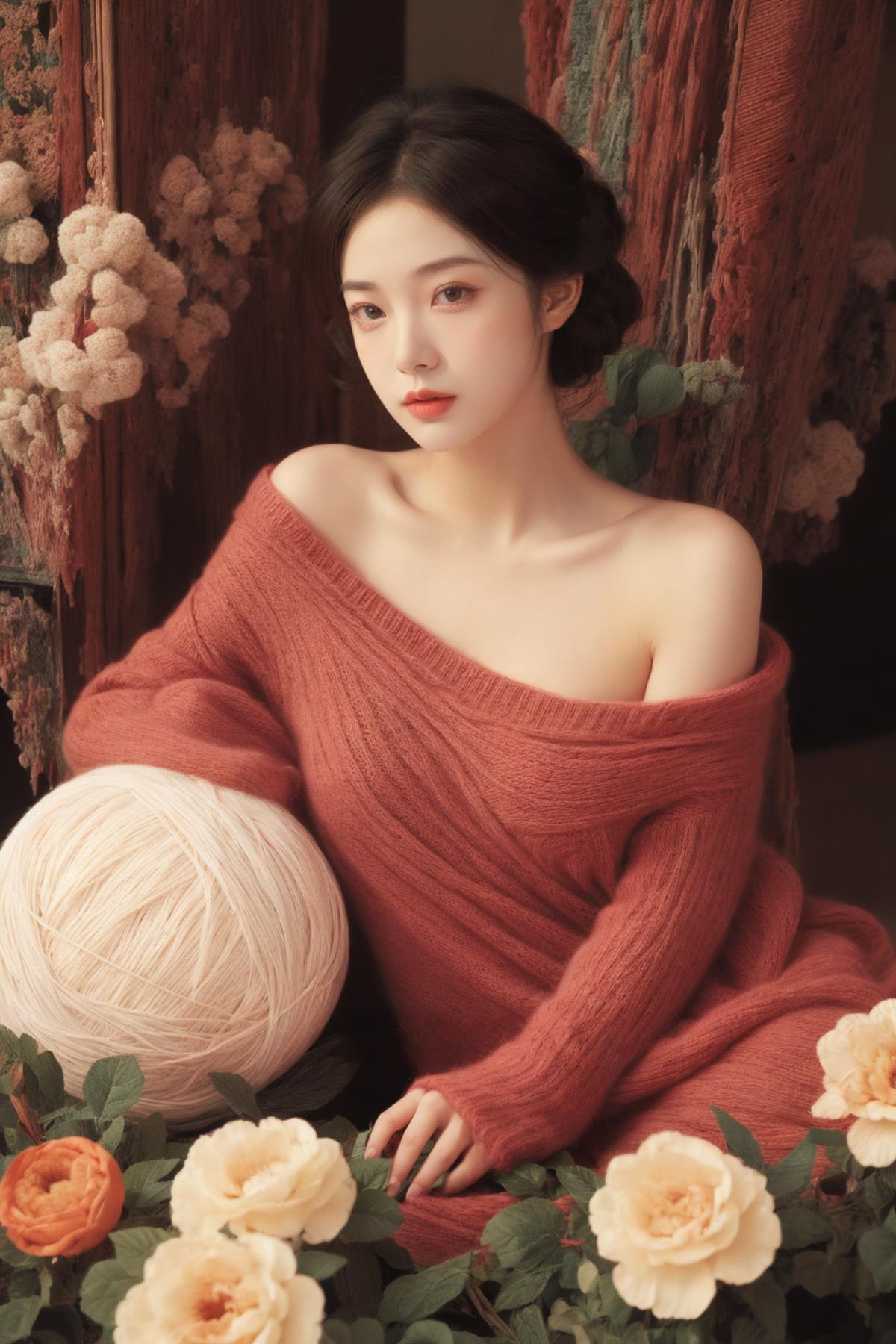 yarn ball world image by MengX
