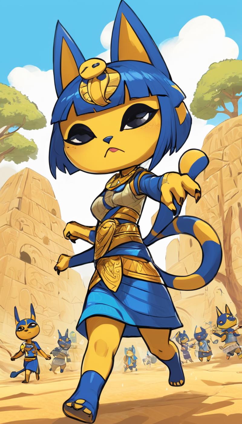 Ankha [Animal Crossing] LoRA XL image by Hevok