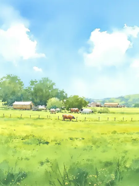 some watercolor 水彩画 FLUX