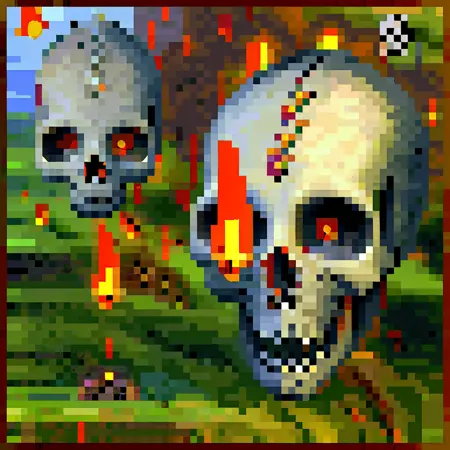 Minecraft Painting Style