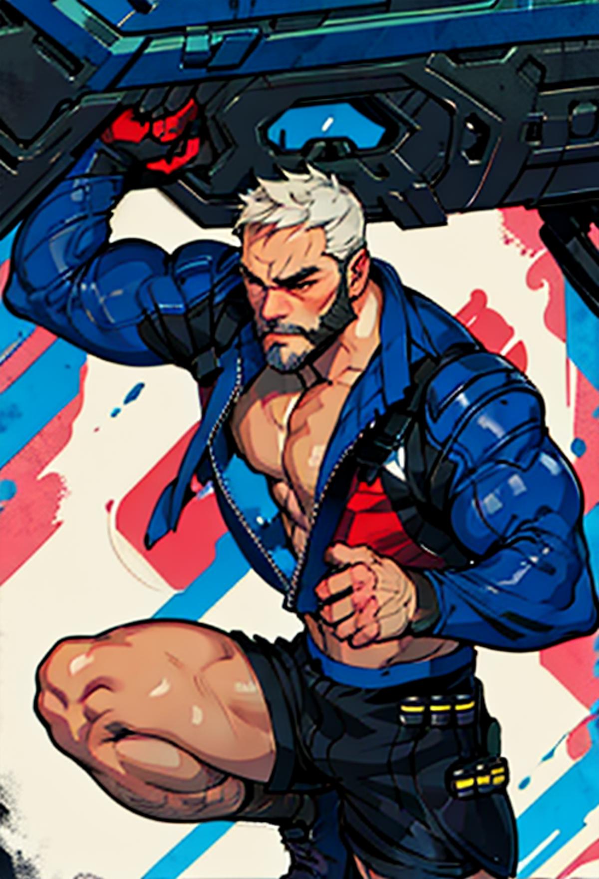 soldier 76,士兵76 overwatch - soldier76 | Stable Diffusion LoRA | Civitai