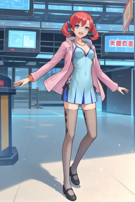 Nokia Shiramine | PonyDiffusion V6 XL | Hassaku XL | SDXL | Digimon Story: Cyber Sleuth