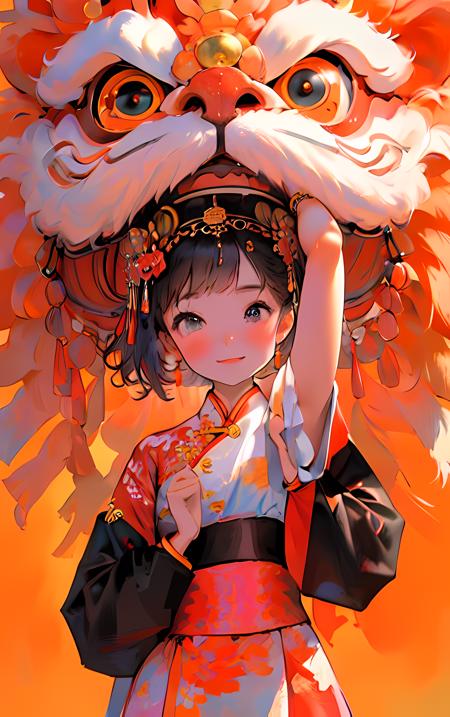 Lion dance gril style v1.0