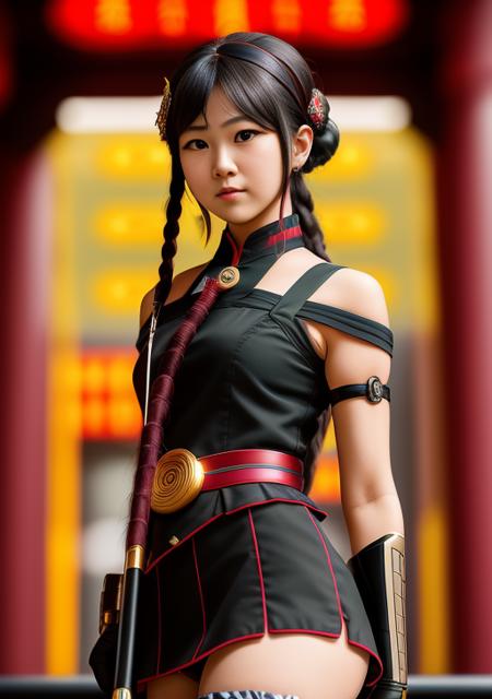 photo of cosplay portrait bokeh high quality detail pores cute corneo_thorn_princess_yor chinese new year