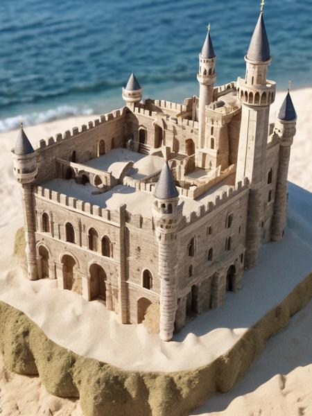 (masterpiece), (best quality), (an extremely detailed and beautiful)
(Constantinople on table:1.3)
(1 little castle of Constantinople on table:1.4), (Sand table, little city model:1.4), (little Castle model focus)
(little castle on the table:1.3)
(Wide table top, high table legs)
[(Simple room background, Square wall paper):0.3]