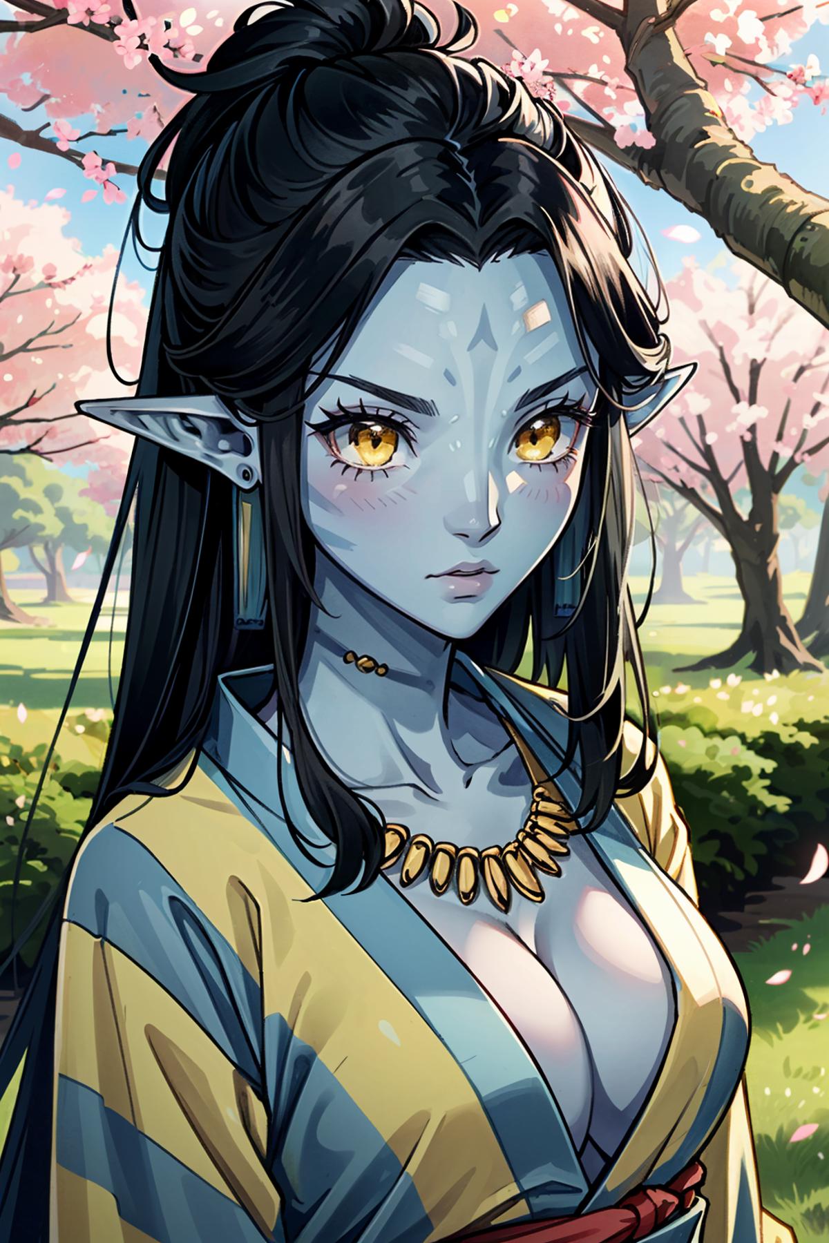 Neytiri from Avatar image by BloodRedKittie