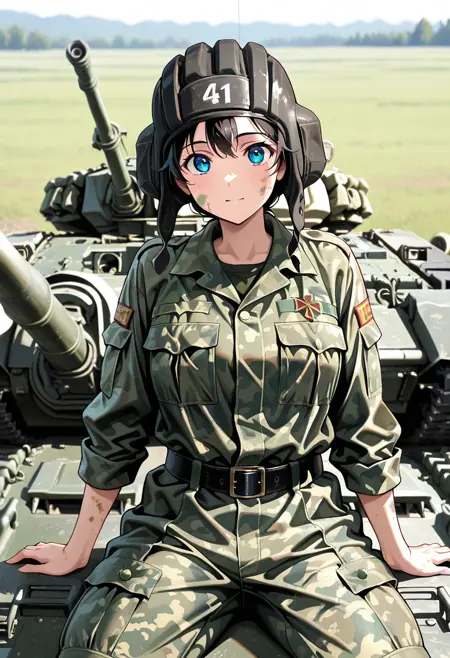 Форма танкиста ВС РФ / Russian tank crew uniform (Clothing) for Illustrious
