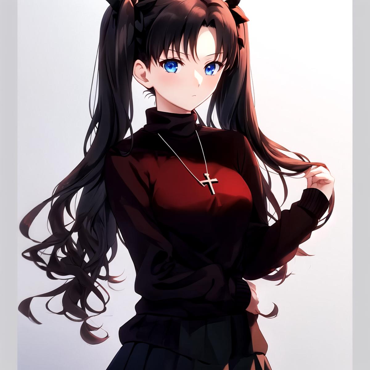Tohsaka Rin, Fate/stay night: Unlimited Blade Works - v1.0, Stable  Diffusion LoRA