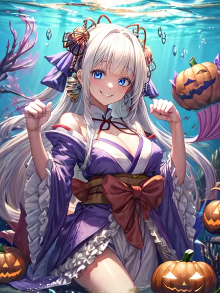 Character Change (♀) - Otohime Change - Princess of the Sea