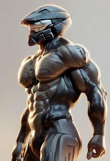 Master Chief for Pony XL v6 (With techsuit)