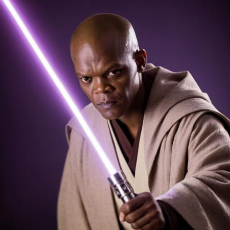 cinematic film still of  <lora:Mace Windu:1.2>
Mace Windu a man in a robe holding a purple light saber in star wars universe, shallow depth of field, vignette, highly detailed, high budget, bokeh, cinemascope, moody, epic, gorgeous, film grain, grainy