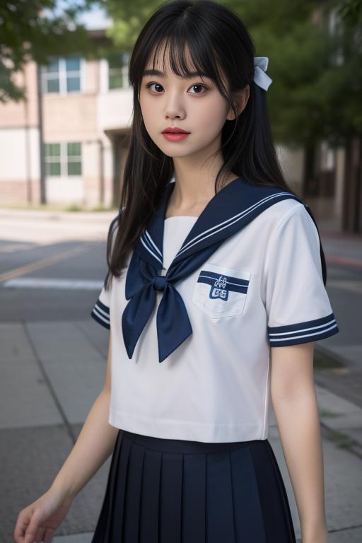 A simple school uniform一件简单的校服 image by Thxx