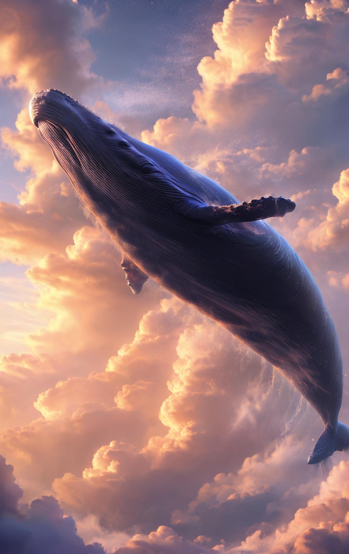 绪儿-飞鲸鱼 xuer Big whale image by nuaion