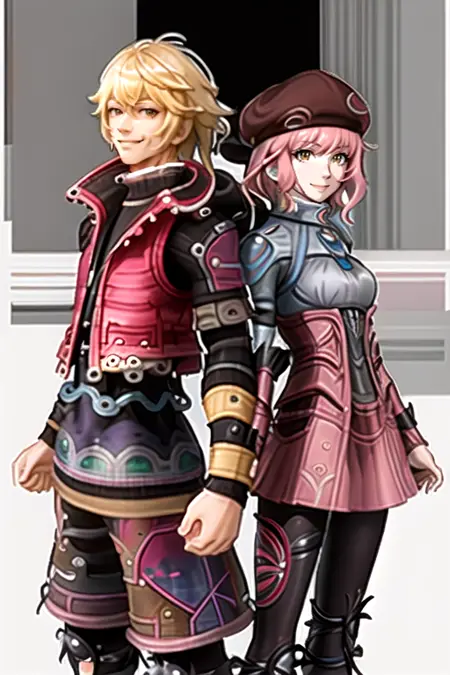 Shulk x Momo (Xenoblade x Xenosaga)