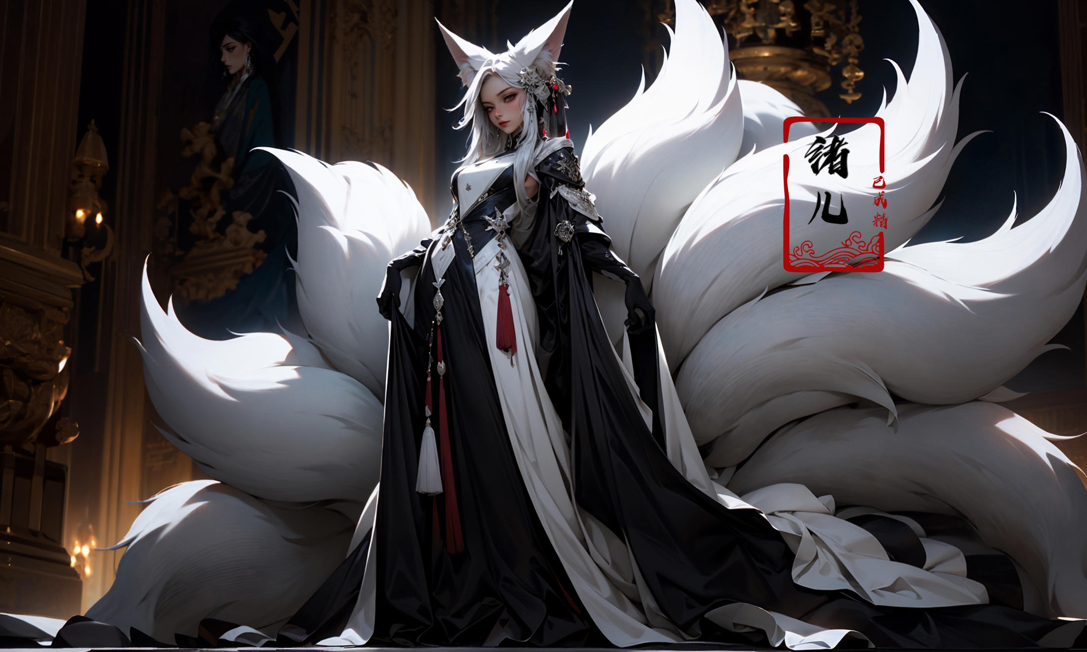 绪儿-九尾妖狐 The nine-tailed fox image by XRYCJ