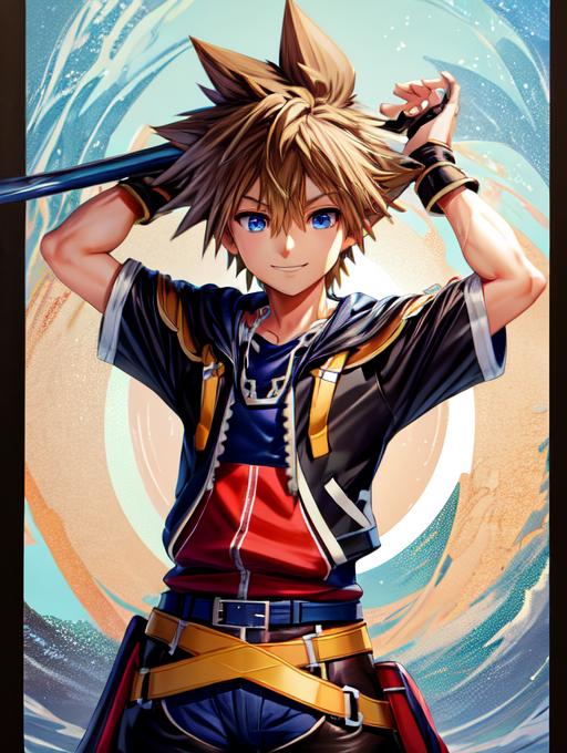 UnOfficial Sora (ソラ) KHII Default Outfit - Kingdom Hearts (キングダムハーツ) image by MerrowDreamer