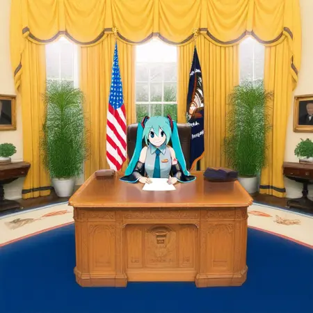 Resolute Desk / Oval Office (Illustrious ver)