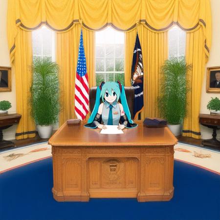 Resolute Desk / Oval Office (Illustrious ver) Epoch 10