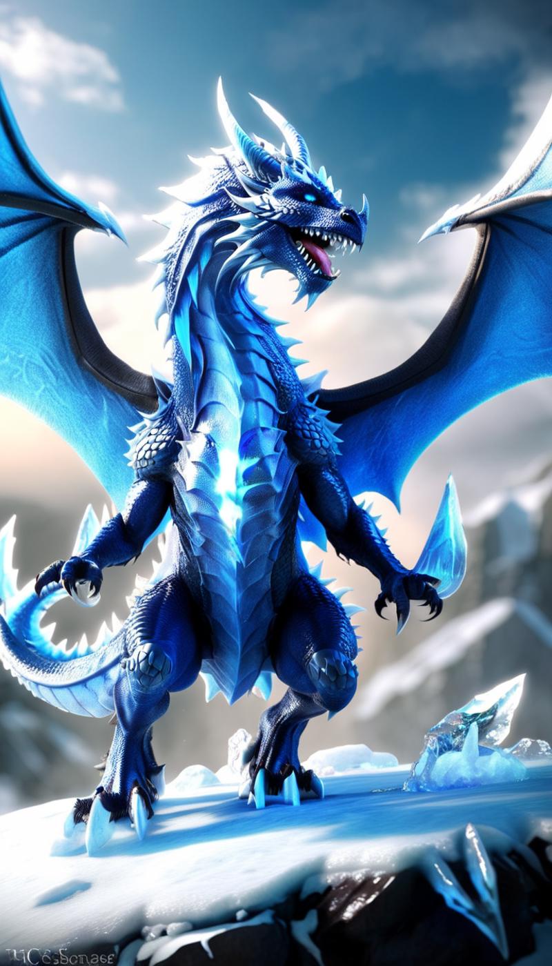 Ice Dragon LoRA XL image by Hevok