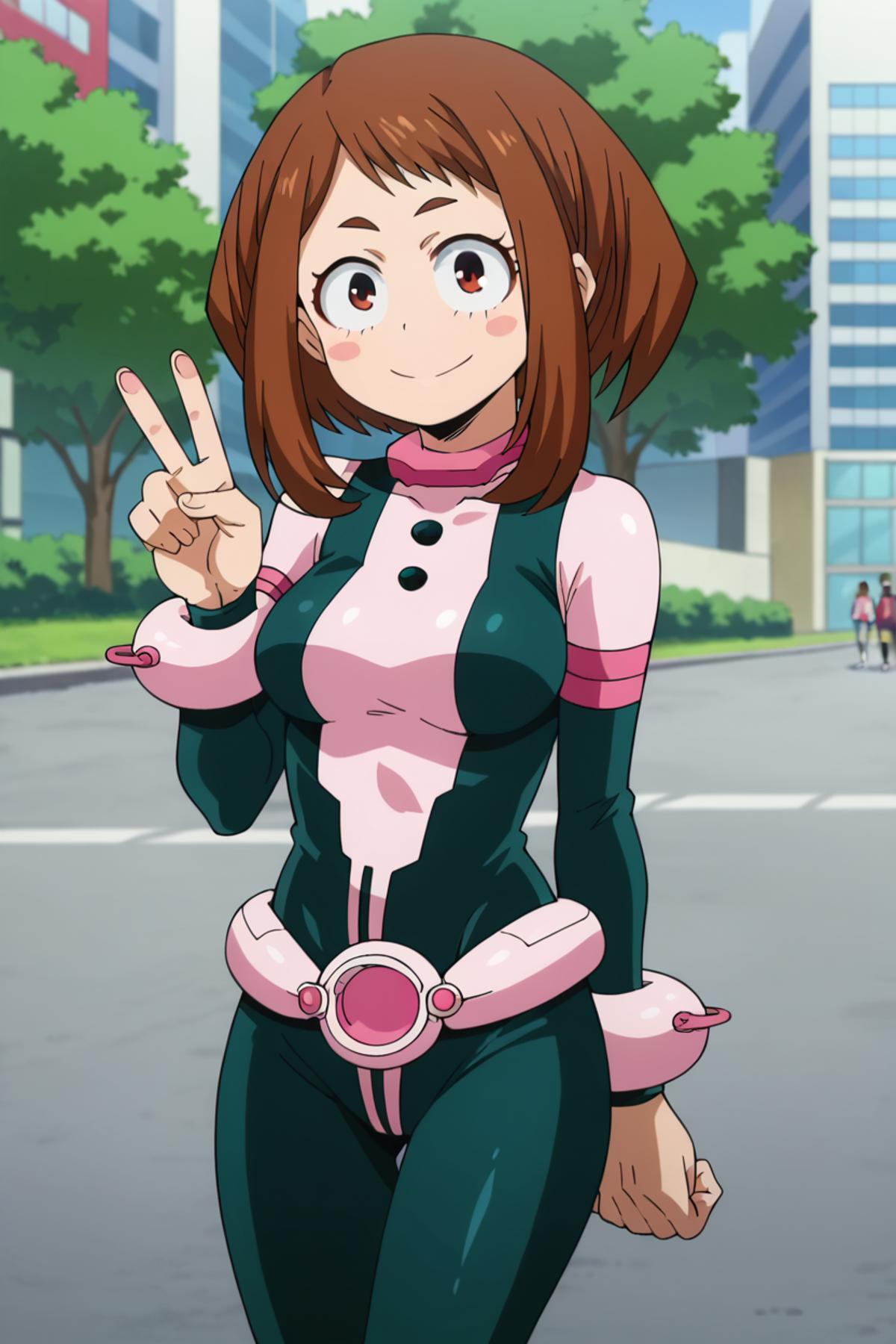 Ochako Uraraka/麗日お茶子 - Boku no Hero Academia | Pony Character - v1.0 |  Stable Diffusion LoRA | Civitai