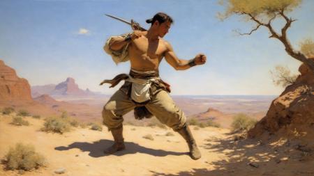 by Frank Weston Benson,  (arid , game-fighting game but extremely beautiful:1.4), (intricate details, masterpiece, best quality:1.4) , 
Neo-Baroque, ornate and elaborate, dynamic, Neo-Baroque, , looking at viewer
<lora:add-detail-xl:1> <lora:xl_more_art-full_v1:0.5> <lora:looking_at_viewer:2>