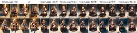 (masterpiece:1.3),(best quality:1.2),8k,absurdres,unity 8k wallpapper,(extremely detailed:1.3),highestres,<lora:in_cage-10:0> ,
in_cage, 1girl, solo, long hair, blonde hair, cleavage, jewelry, medium breasts, necklace, lips, red lips, cage,squatting, full body,