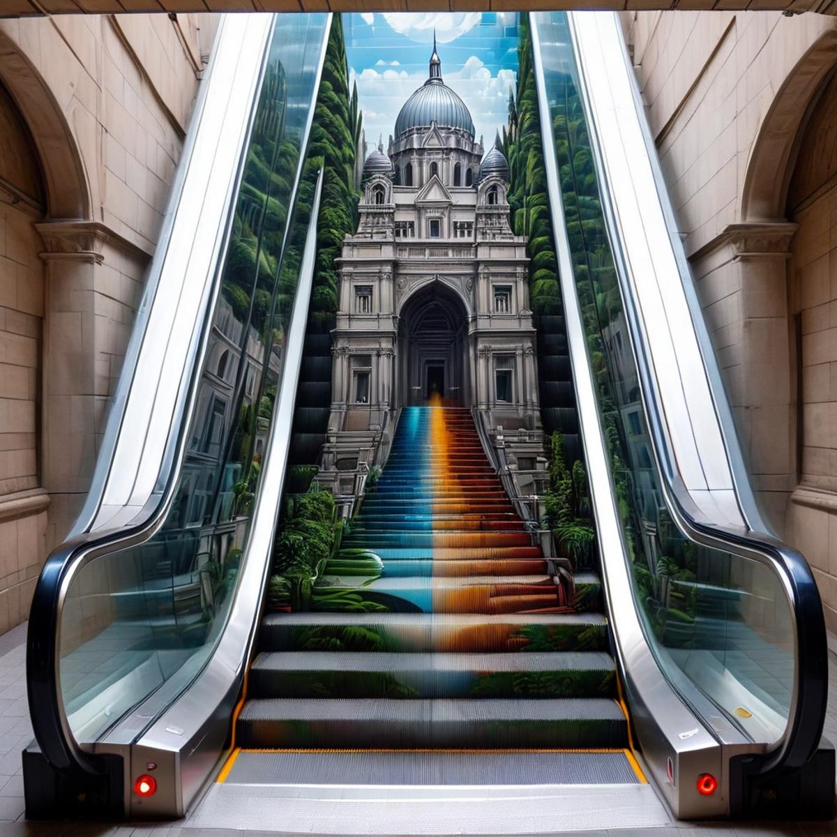 Escalator Art XL image by nocor1i8