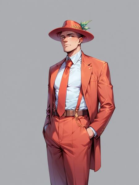 hat, necktie, z00t, zoot suit