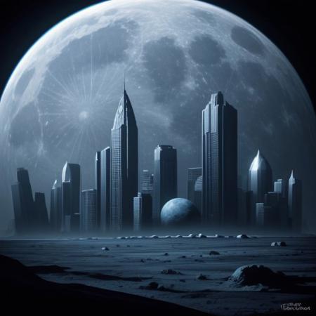 A city on the moon.