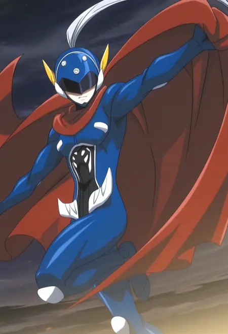 Hiroshi Miwa (BRAVE form) from Demon King Daimao/Ichiban Ushiro no Dai Maou