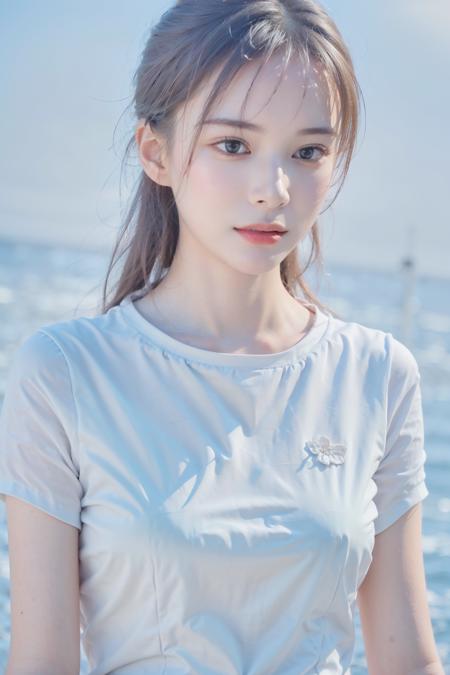 p (8k wallpaper:1.2),(Ultra-high resolution:1.2),(masterpiece:1.1),wallpaper,High quality,masterpiece,(High detail),
upper body,solo,looking at viewer,
1girl,Fashion photo,Pure white background,Cinematographic lighting,film grain,ray tracing, <lora:add_brightness:0.2>,  <lora:zl_2023-05-18_133642-000001:0.5>  <lora:shojovibe_v11:0.3>