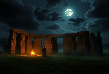 Whispers of the Ancients: A Haunted Night at Stonehenge
In the circle of ancient stones, where the moonlight kisses the shadows, the whispers of forgotten souls dance in the flames, and the veil between the worlds trembles in the embrace of night.
 #ancient #circle #enchanted #Full Moon #Gathering #Halloween #Ghosts #Magic #Magical #Mystical #Mystical #night #Ritual #Stonehenge #Whisper #Witch Hour